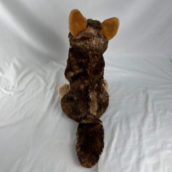 Wolf Plush Wild Republic Golden Brown Sitting Stuffed Animal Toy 13" - Picture 3 of 8